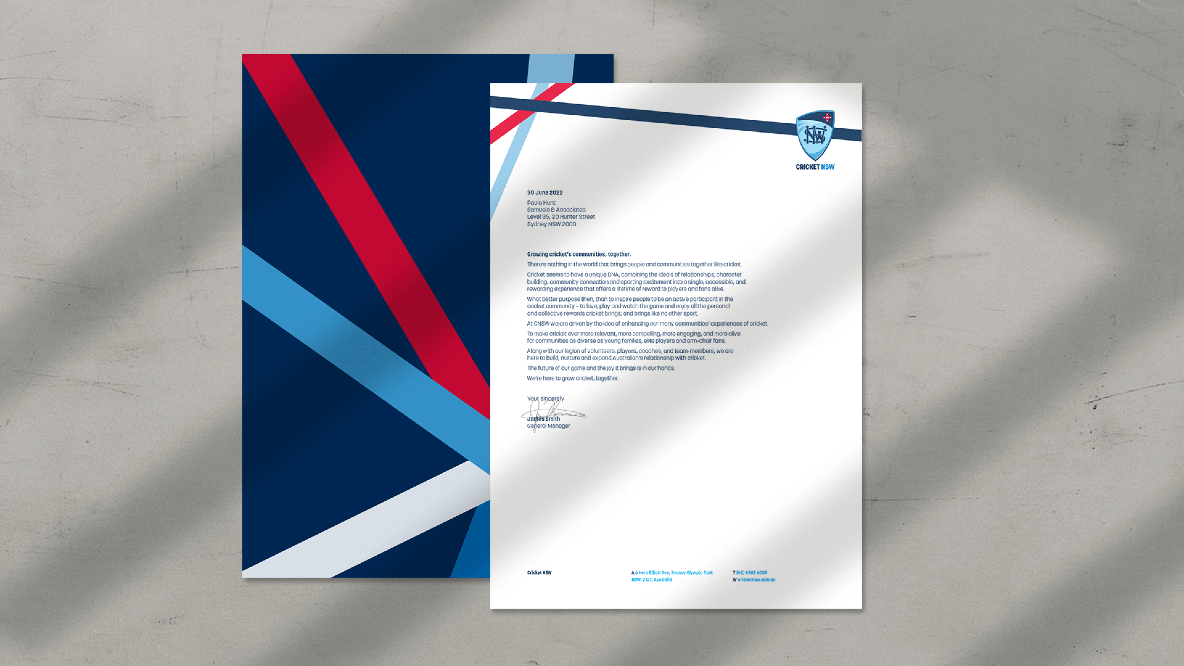 Cricket NSW visual identity 08