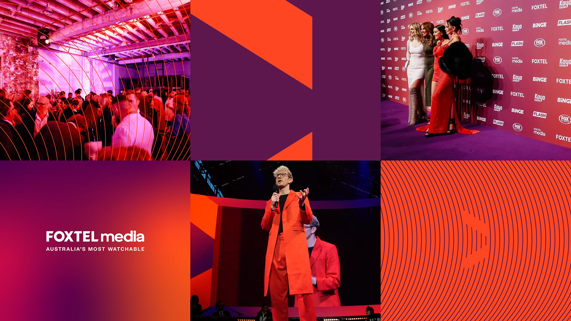 Foxtel Media visual identity 05 Foxtel Media visual identity 05